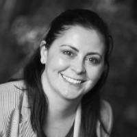 Black and white headshot of Natalie Malloy