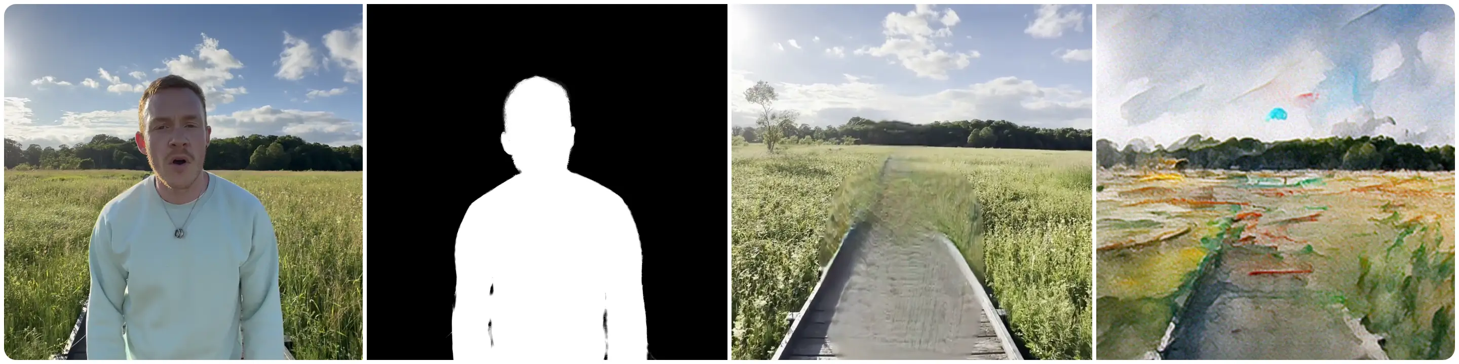 A preview of the background, from frame to watercolour background.