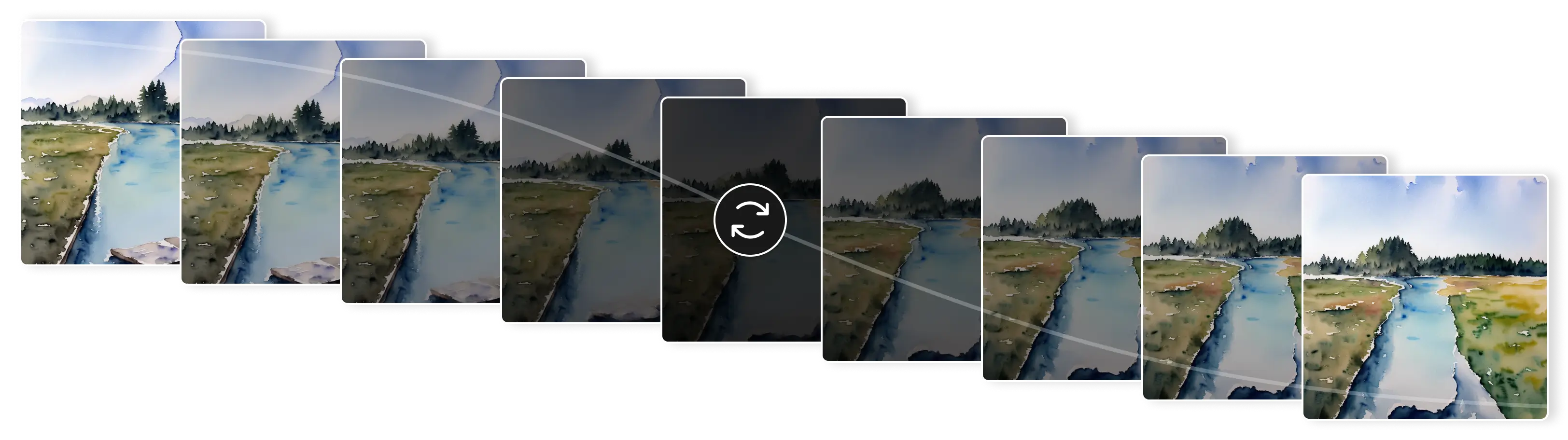A diagram showing the interpolation process.